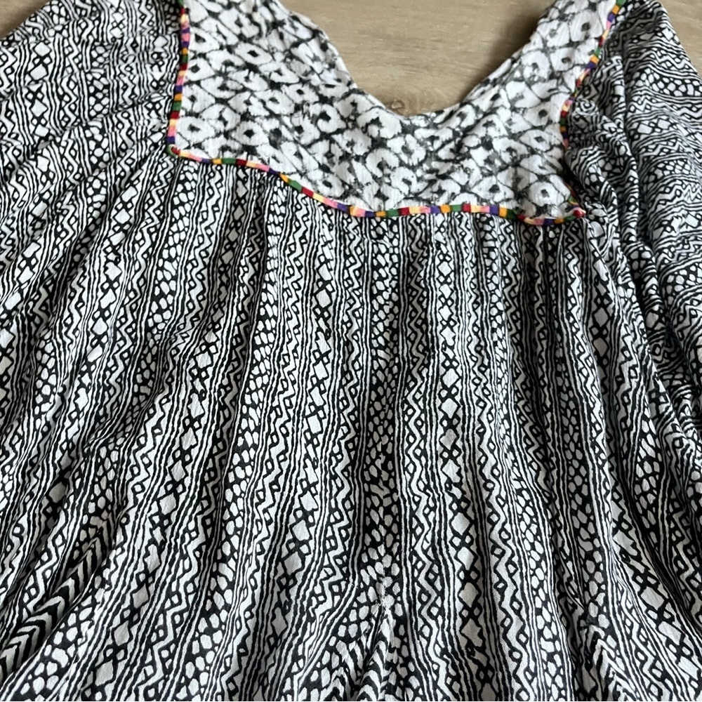 Free People FP One Mix Print Tunic Boho Small - Picture 7 of 8